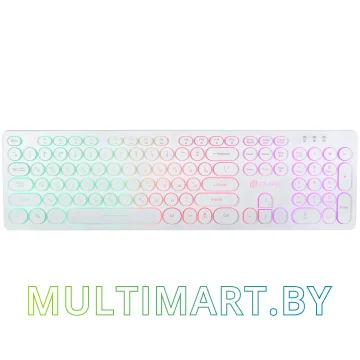 Клавиатура Oklick 420MRL (белый)